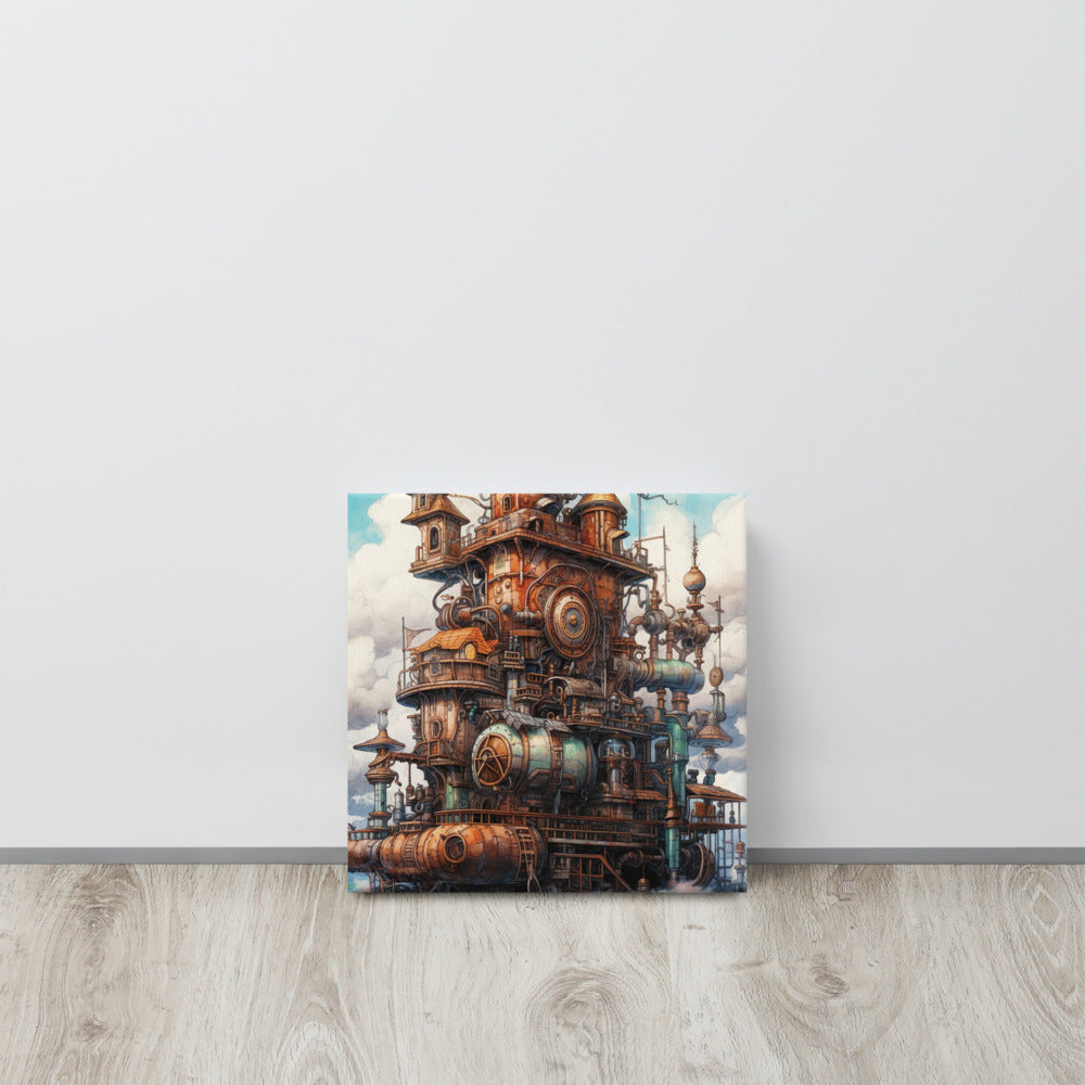 Mechanical Enclave of Dreams - Interactive Canvas Wall Art