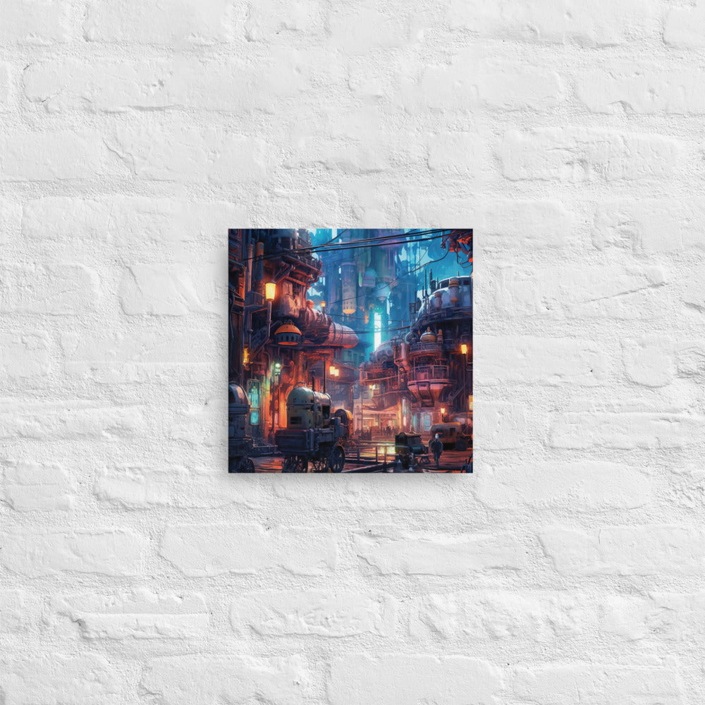 Gears and Starlight - Interactive Canvas Wall Art