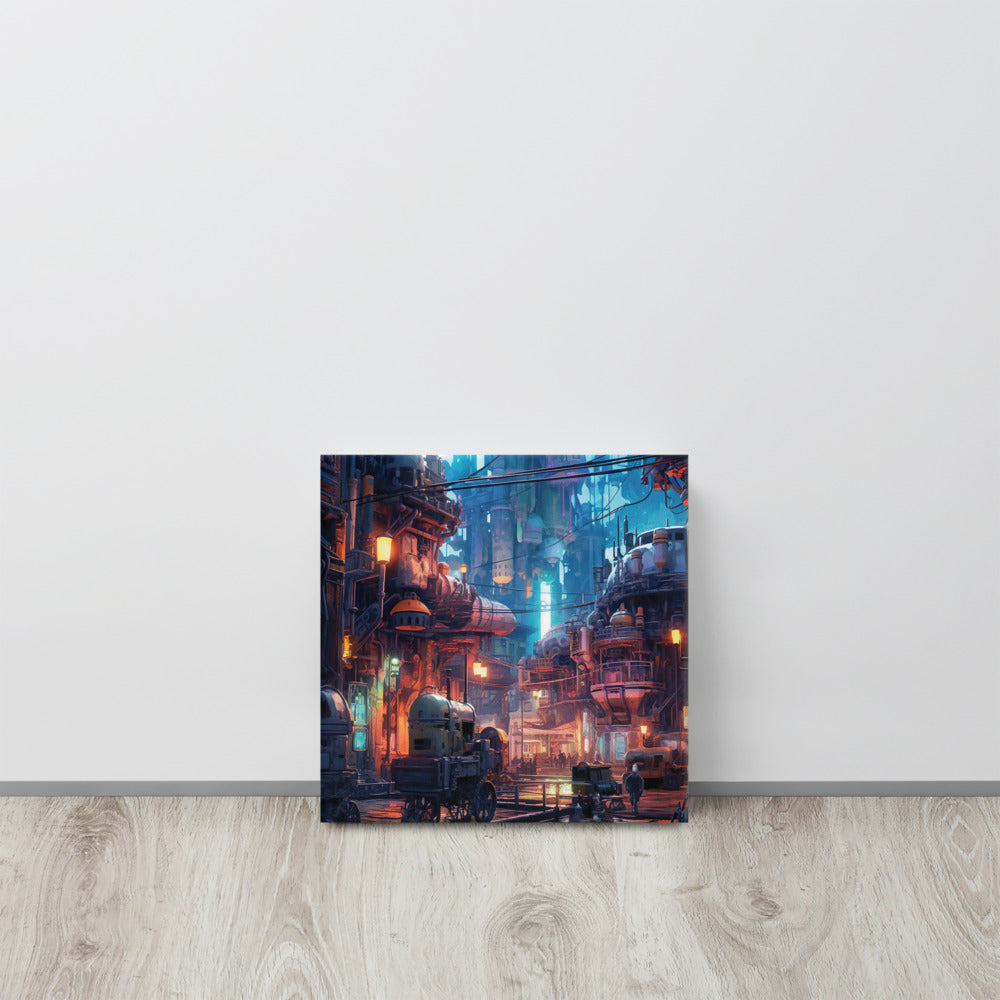 Gears and Starlight - Interactive Canvas Wall Art