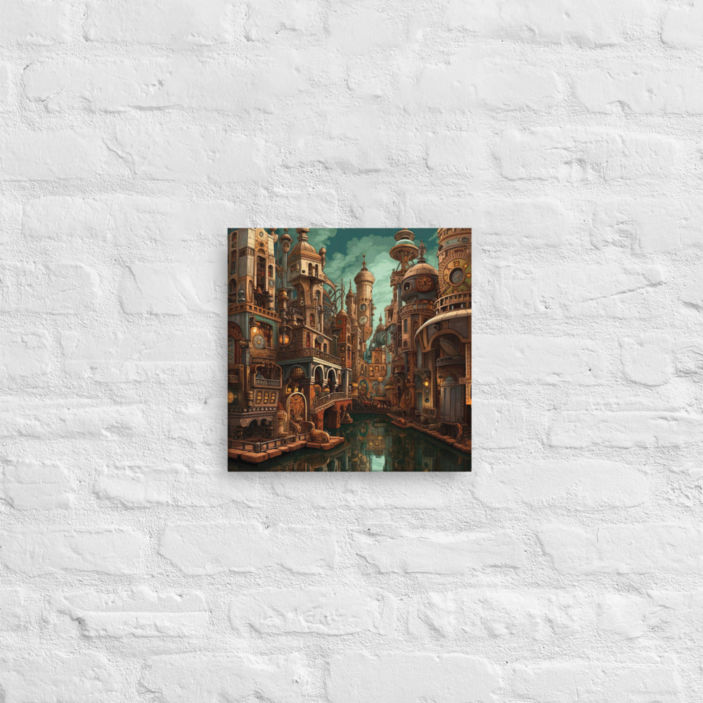 Whimsical Canals - Interactive Canvas Wall Art