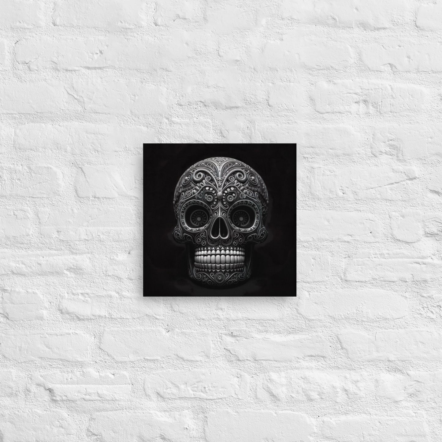 The Enchanted Calavera - Interactive Canvas Wall Art