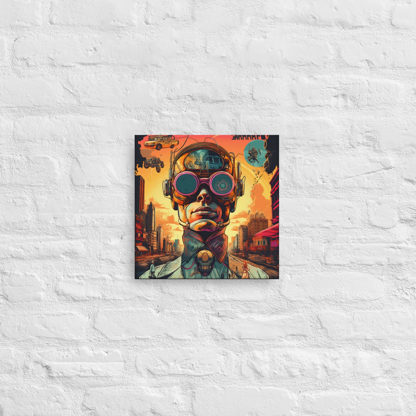 Clockwork Aviator - Interactive Canvas Wall Art