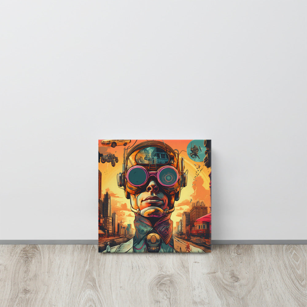 Clockwork Aviator - Interactive Canvas Wall Art