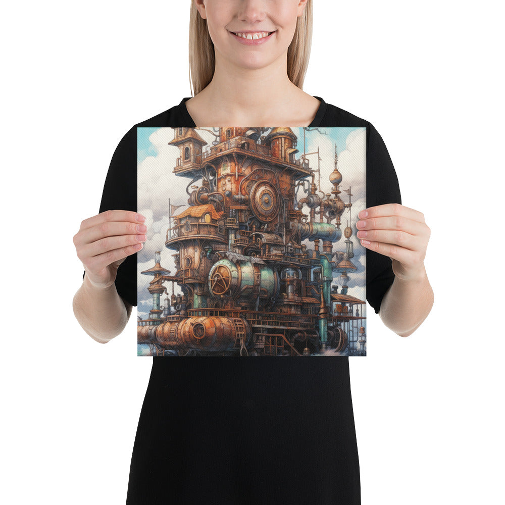 Mechanical Enclave of Dreams - Interactive Canvas Wall Art