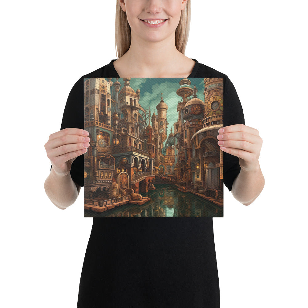 Whimsical Canals - Interactive Canvas Wall Art