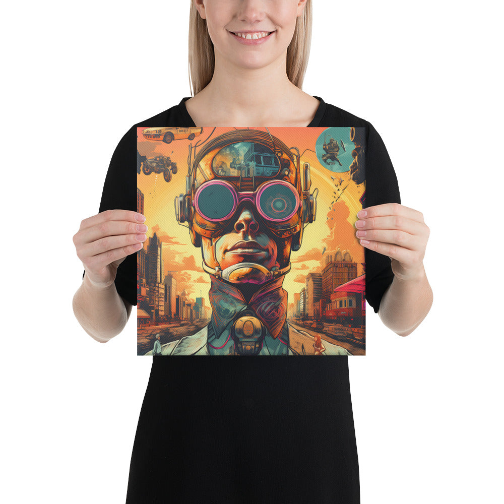 Clockwork Aviator - Interactive Canvas Wall Art