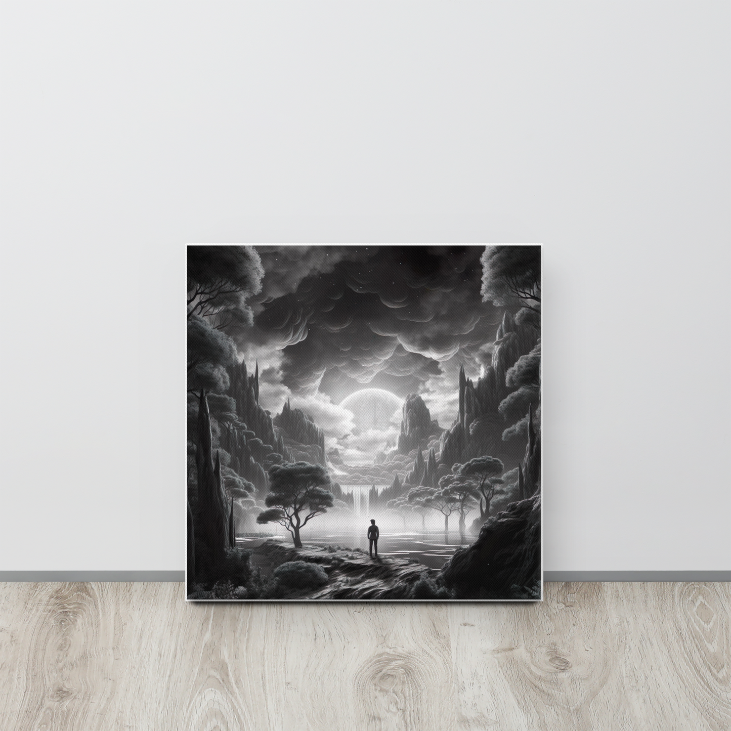 Solitude Among the Stars - Interactive Canvas Wall Art