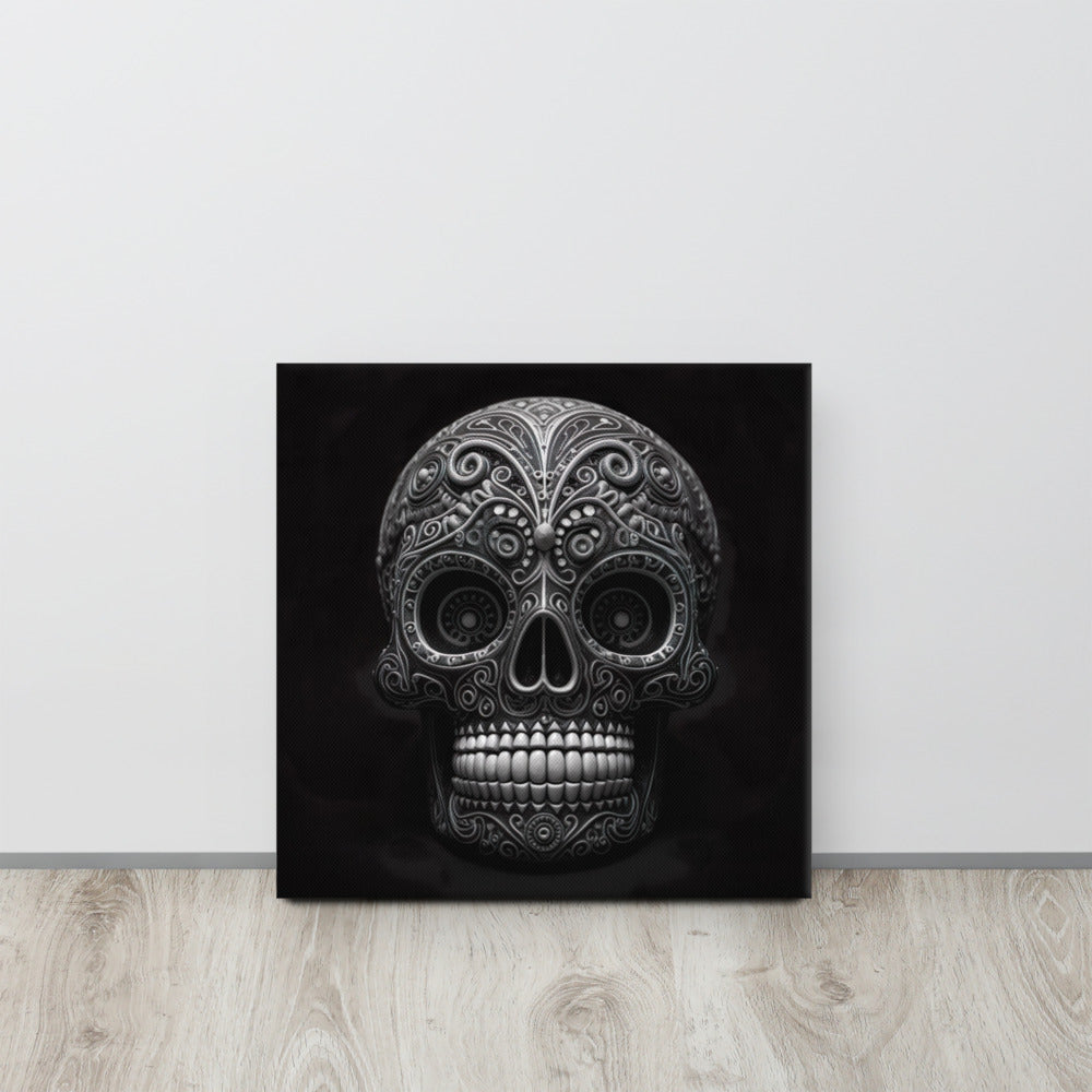 The Enchanted Calavera - Interactive Canvas Wall Art