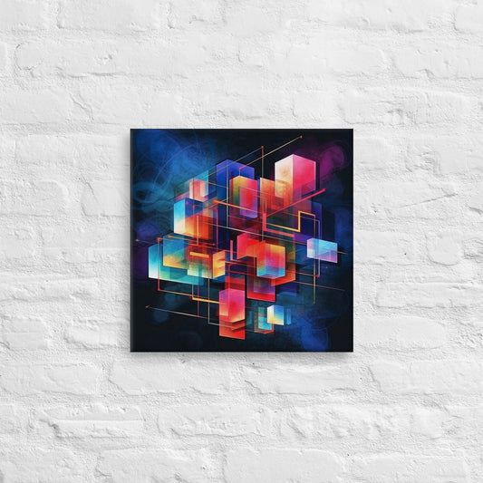 The Psychedelic Time Warp - Interactive Canvas Wall Art