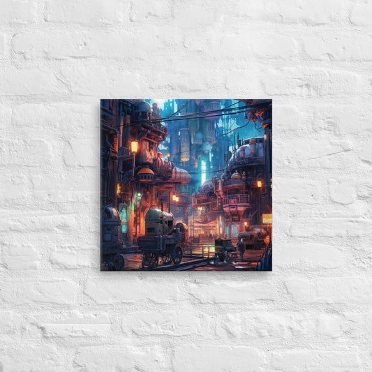 Gears and Starlight - Interactive Canvas Wall Art