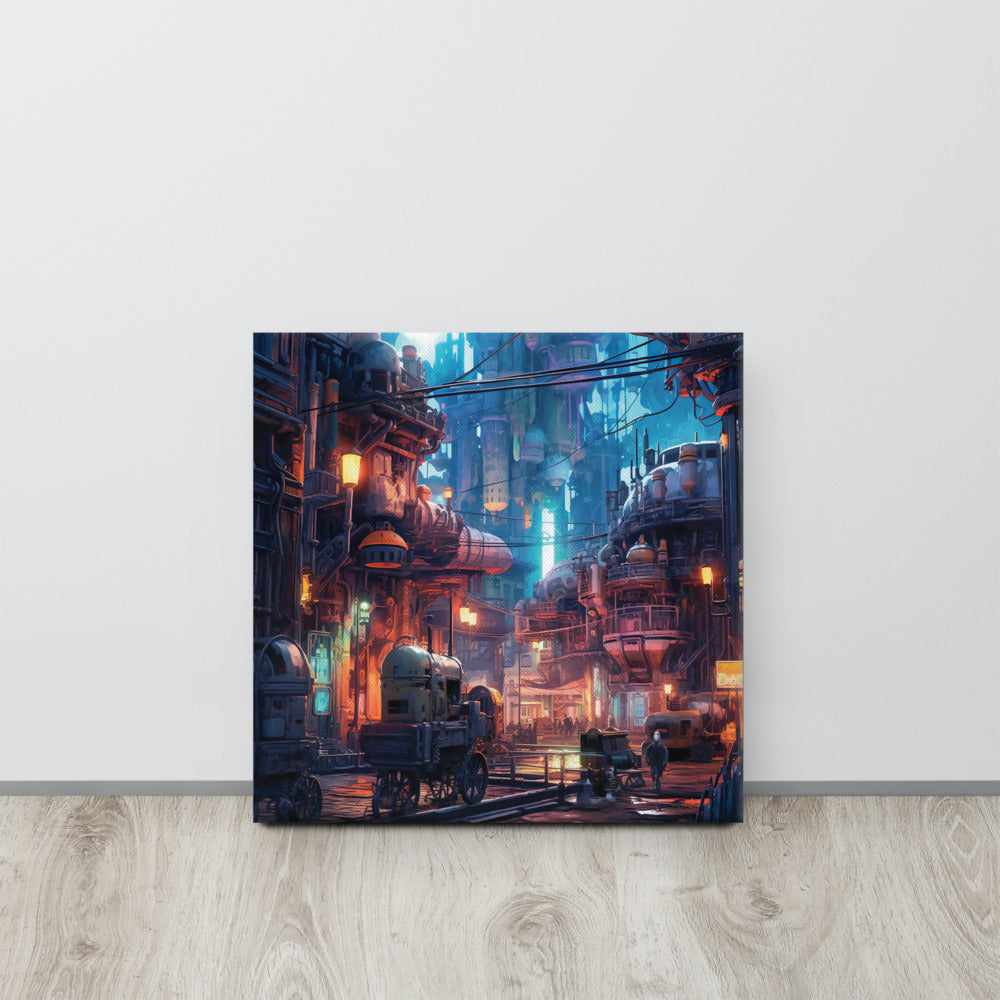 Gears and Starlight - Interactive Canvas Wall Art