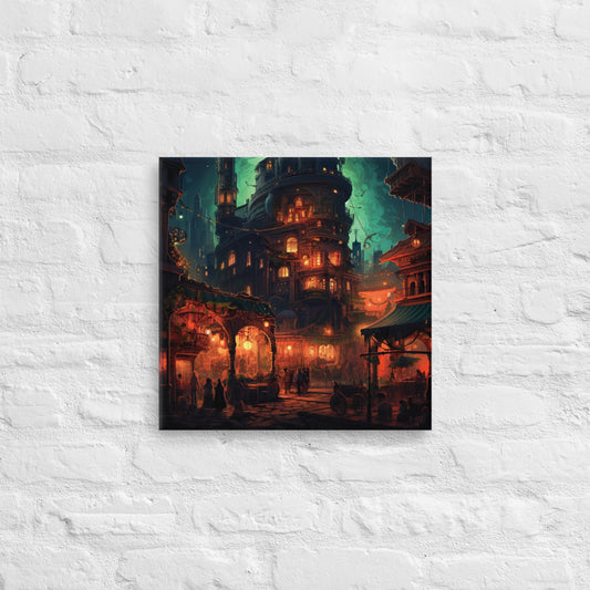 Whispers of the Copper Sky - Interactive Canvas Wall Art