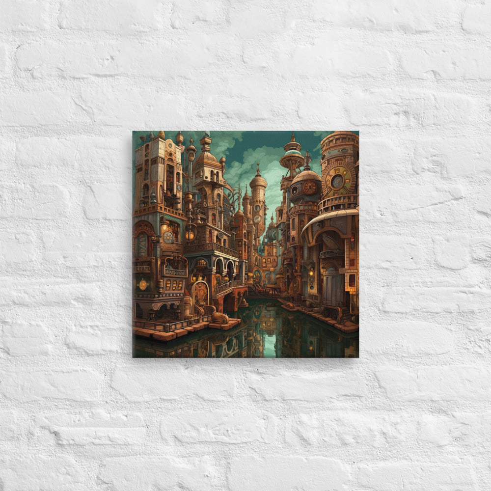 Whimsical Canals - Interactive Canvas Wall Art