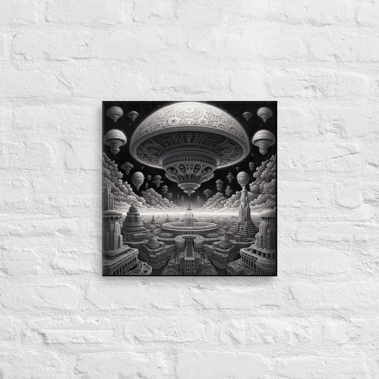 Enigma of Interstellar Origins - Interactive Canvas Wall Art