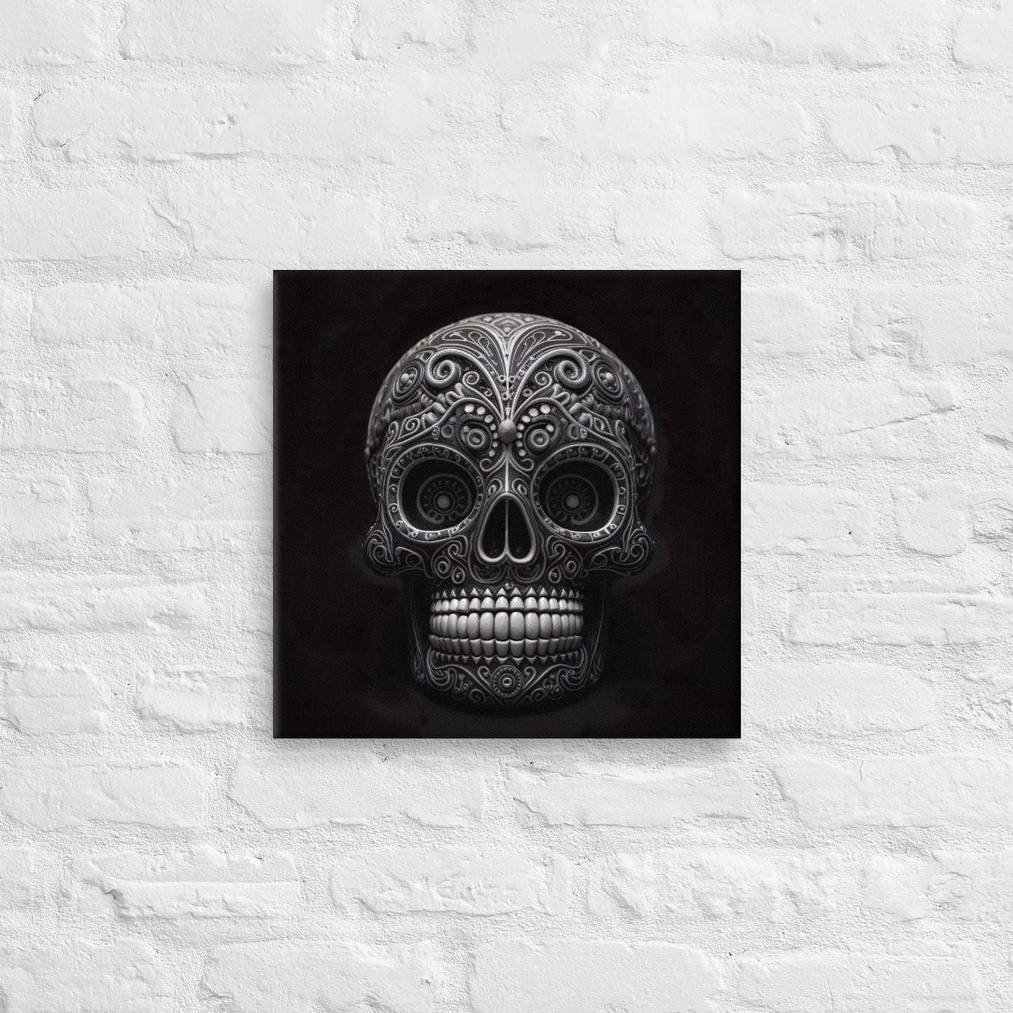 The Enchanted Calavera - Interactive Canvas Wall Art