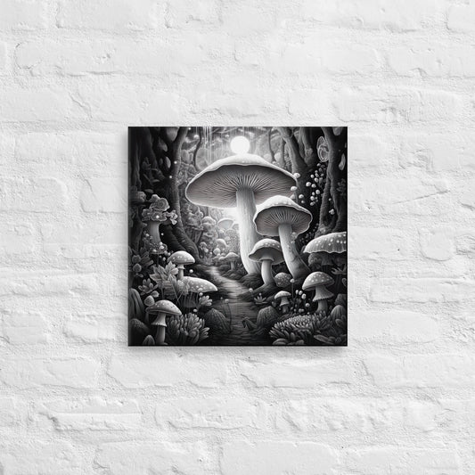 The Mushroom Garden - Interactive Canvas Wall Art