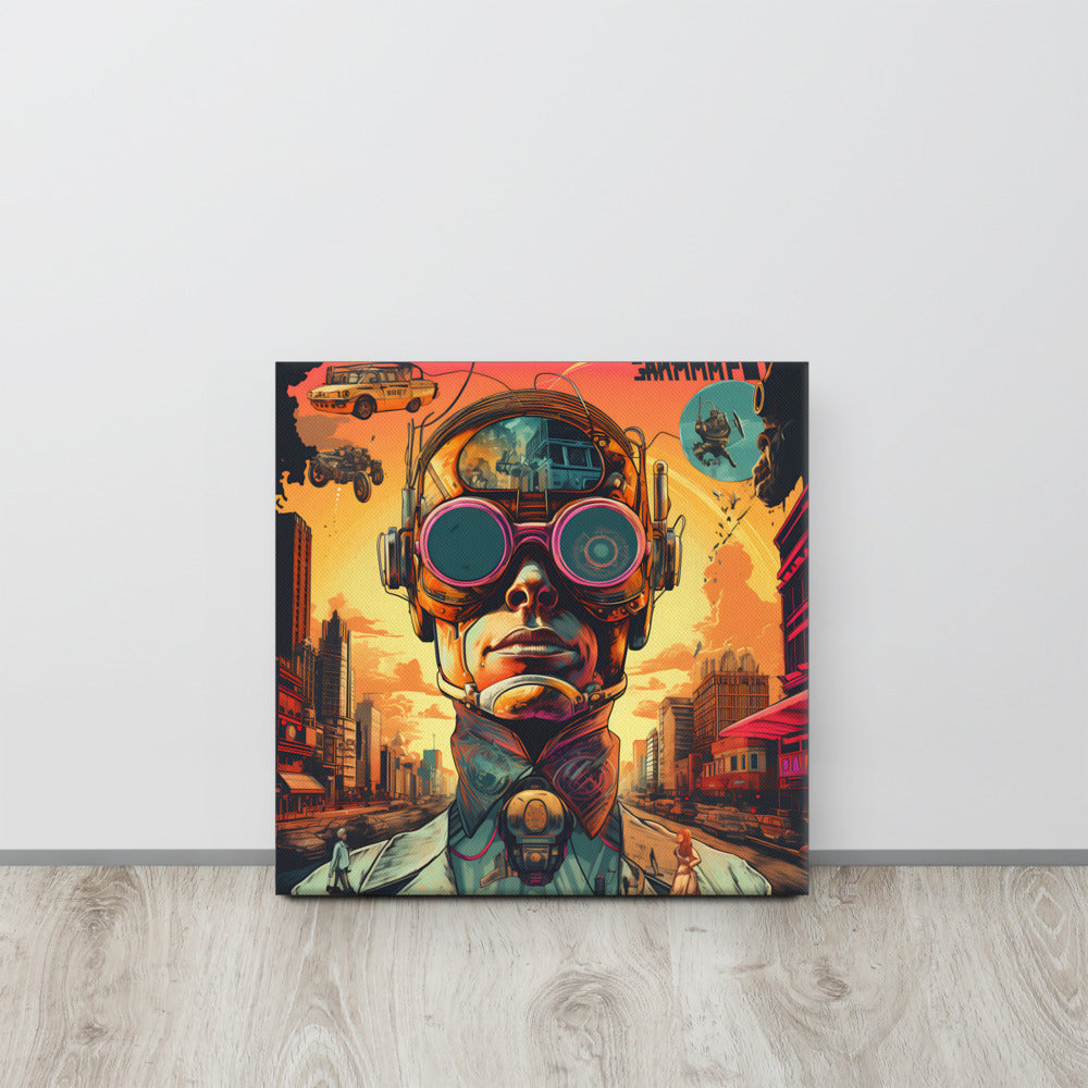 Clockwork Aviator - Interactive Canvas Wall Art