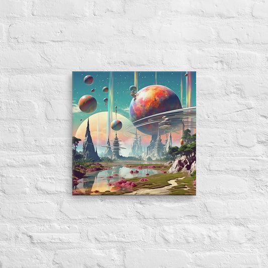 Echoes of Tomorrow - Interactive Canvas Wall Art