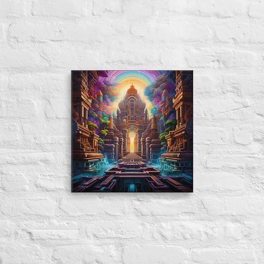 Secrets of the Cosmic Oracle - Interactive Canvas Wall Art