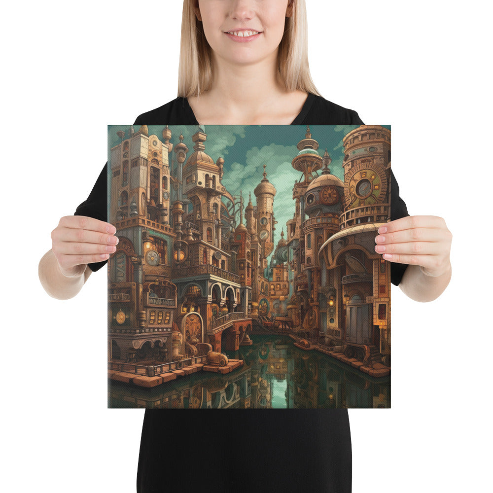 Whimsical Canals - Interactive Canvas Wall Art