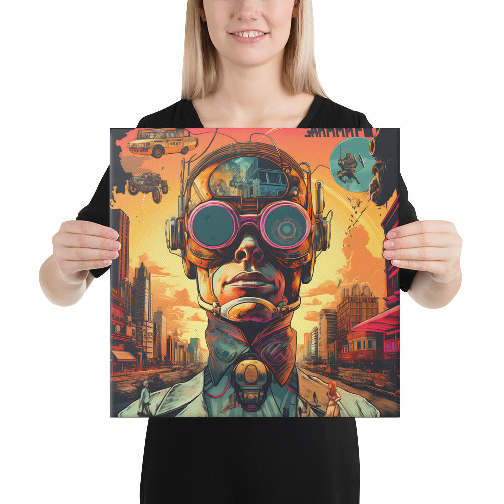 Clockwork Aviator - Interactive Canvas Wall Art